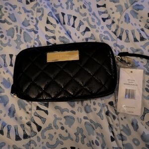 Steve Madden Black Quilted Wallet